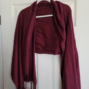 Cashmere Burgundy Scarf